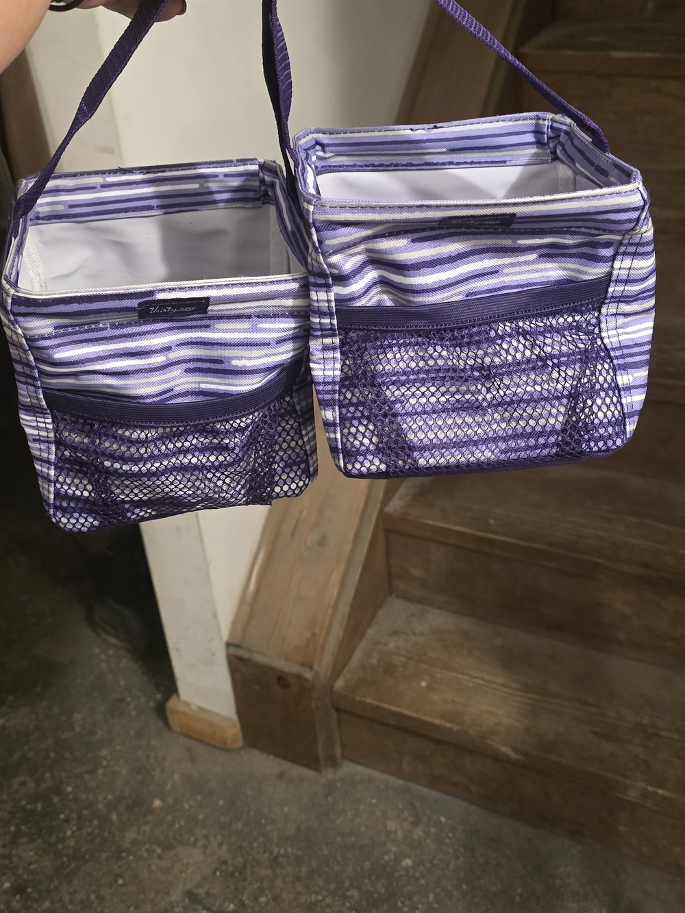 thirty-one Geo Strip Mini Organizer Bag Duo
